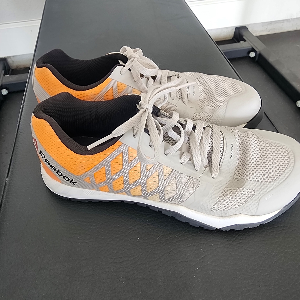 Reebok Women's Orange and Gray Athletic Shoes